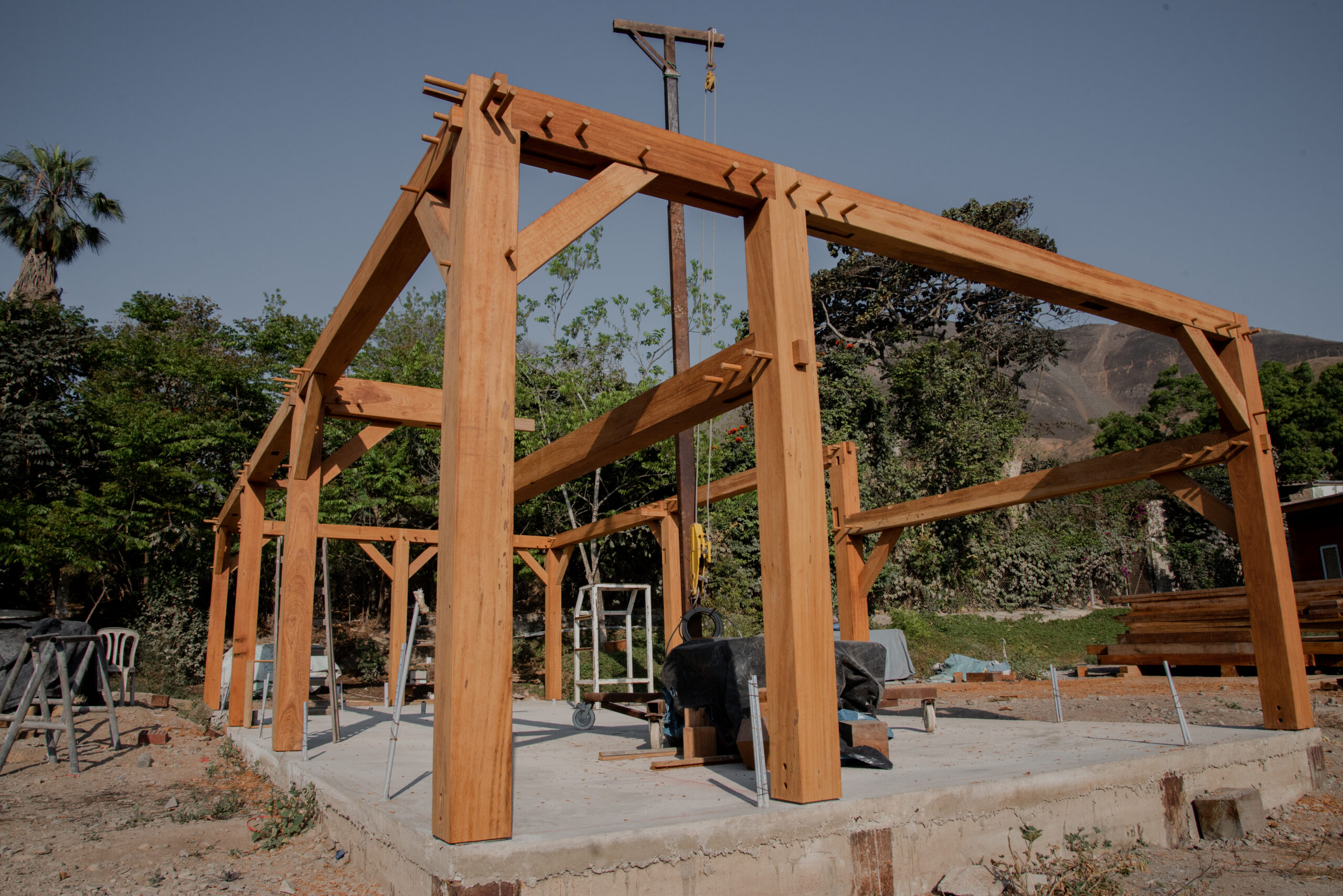 Estructura Casa de Madera Primera Planta